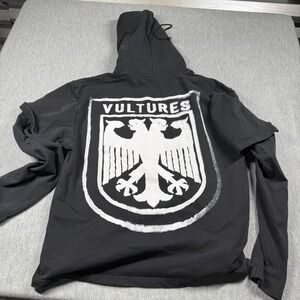 Kanye West Vultures Hoodie XXX Long Sleeve T-Shirt Double Layer Crest 25x28